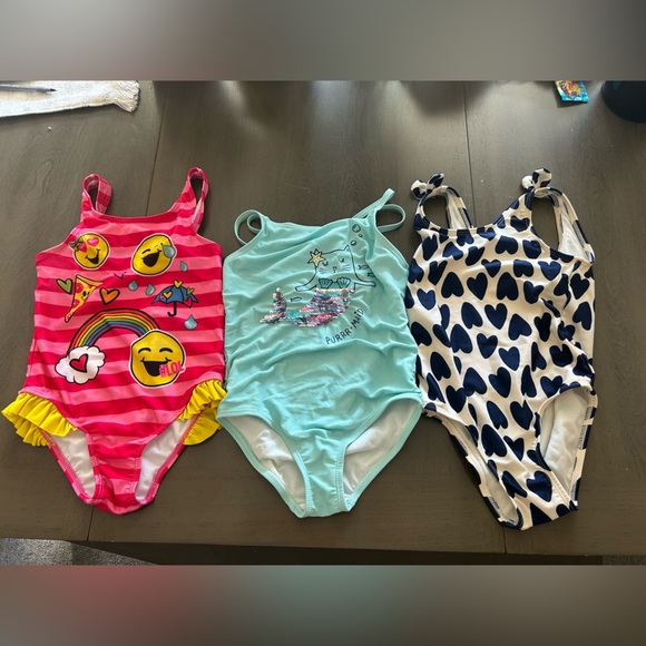 Other - Lot of 3 Colorful Kids' Swimsuits size 4T